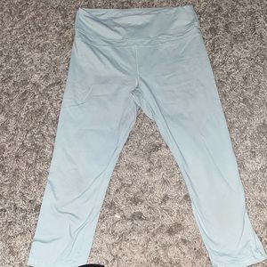 Forever 21 leggings, light blue, capris, size M